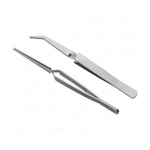 New 14 cm <b>Bracket</b> Holding Tweezer Placing Direct Bond Holder Cross Lock Orthodontic Instruments Surgical Forceps CE ISO Approved - Product Image 2