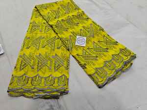 Tela de Algodón Peinado de Alta Calidad, Transpirable, Bordada, Tradicional, Multicolor, Thoub Lafaya Sudanés para Mujer - Product Image 4