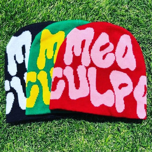 Gorros de invierno personalizados cálidos para exteriores de Color sólido, gorros de calavera para hombres y mujeres, gorro con puños y logotipo bordado - Product Image 6