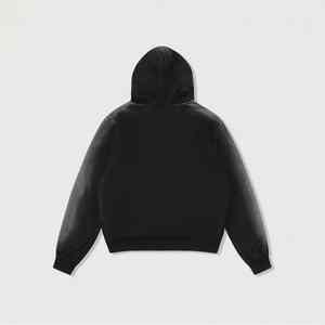 Sweat à capuche personnalisé avec strass étincelants, œuvre d'art en cristal, polaire chaud, confortable, élégant, moderne, hip-hop, streetwear, 100% coton - Product Image 4