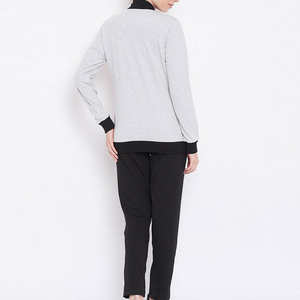 Survêtement pour femmes conçu sur mesure, respirant, 100% coton, couleur unie, grande taille, coupe-vent pour une utilisation en extérieur en hiver - MOQ faible - Product Image 6