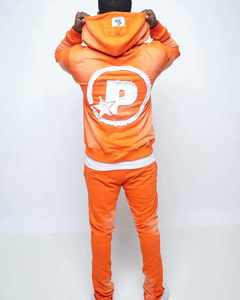 Ensemble sweat à capuche et pantalon de survêtement délavés à l'acide en éponge française avec logo personnalisé OEM de haute qualité - Product Image 6