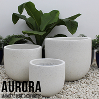 Pots de fleurs pour la décoration de la maison et du jardin avec un Design de Style moderne et une forme de taille personnalisée, fabriqués au Vietnam