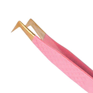 Popular Quality New Style Fancy Stainless Steel Pink Coated <b>Eyelash</b> <b>Tweezers</b> New Colorful <b>Eyelash</b> <b>Tweezers</b> - Product Image 2