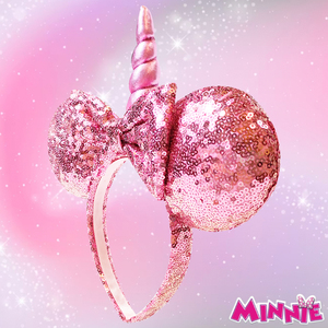 Serre-têtes personnalisables OEM/ODM avec sequins Mickey, Minnie Mouse et licorne, prix direct usine - Product Image 3