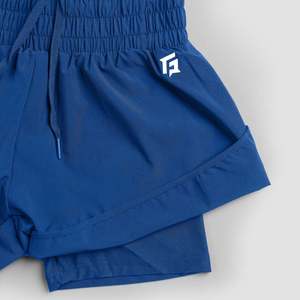 Shorts décontractés pour femmes Tide 2.0, motif tendance, taille haute, bleu sarcelle, coupe régulière, taille XS, respirants - Product Image 6