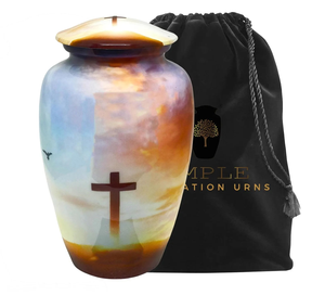 โกศอลูมิเนียมที่ระลึกสำหรับผู้ใหญ่ช่วยป้องกันการรั่วไหลและความทรงจำที่ไม่มีที่สิ้นสุด - Product Image 1