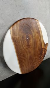 จานรองแก้วไม้หินอ่อนทรงกลมสำหรับเครื่องดื่มที่บ้านสำนักงานหรือบ้านโรงแรมอุ่นสำหรับโต๊ะใช้วางถ้วยและที่วางเครื่องดื่มทันสมัย - Product Image 2