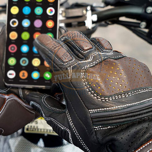 Gants de course à doigts entiers avec logo personnalisé, en cuir respirant, pour le cyclisme, marque privée, service OEM unisexe - Product Image 4