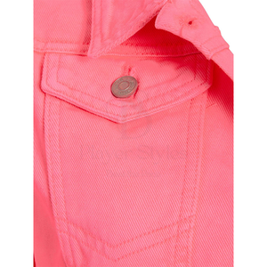 เสื้อแจ็คเก็ตนักขี่จักรยานผ้าฝ้ายบุนวมสีชมพูสำหรับผู้หญิงเข้ารูปพิมพ์ลายขนแกะสไตล์ฤดูหนาว - Product Image 6