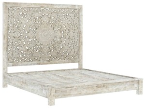 Lit design de style moderne en bois de manguier avec douceur réglable pour un sommeil confortable Caractéristiques de rangement durables - Product Image 3