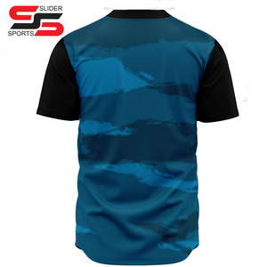 Maillot de baseball respirant pour hommes Design uniforme sublimé uniforme de baseball softball boutonné pour jeunes avec logo personnalisé - Product Image 2