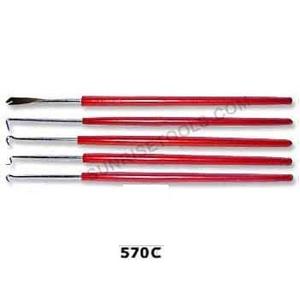 ชุดตะขอสปริงหุ้มฉนวนสีแดง5ชิ้นสำหรับทำเครื่องประดับเครื่องมือและอุปกรณ์ที่จำเป็น - Product Image 1