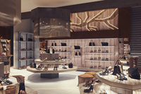 Magasin de chaussures design d'usine Meubles Idées de décoration Magasins de chaussures pour dames Luminaires