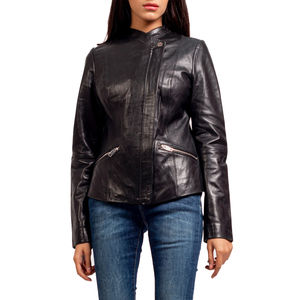 Vente en gros de vestes en cuir véritable pour femmes-Fini écologique à séchage rapide et respirant Vente chaude Vêtements de mode élégants - Product Image 2