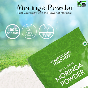 Potente fuente natural de vitaminas, minerales y antioxidantes Procedente de hojas de Moringa cosechadas en la naturaleza de primera calidad Polvo de Moringa - Product Image 3