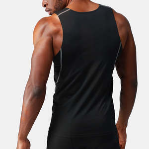 Camisetas Deportivas de Tirantes para Hombre, para Gimnasio, Entrenamiento, Fitness, Culturismo, sin Mangas, con Logotipo Serigrafiado - Product Image 3