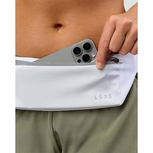 Sac de fitness réfléchissant blanc Accelerate Run Belt - Product Image 1