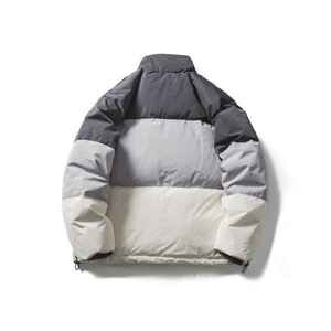 Ropa al por mayor de fábrica, chaqueta acolchada para hombre, chaqueta estampada sublimada, abrigo de burbujas de poliéster teñido liso, chaqueta acolchada cálida para hombre - Product Image 2