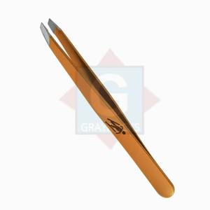 Hermoso diseño de pinzas para desplumar el vello de las cejas, pinzas para eliminar el vello de las cejas con punta afilada de acero inoxidable - Product Image 1