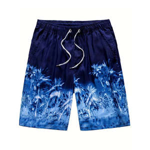 Shorts Bermuda Homme en Mélange Polyester/Coton – Grande Taille avec Cordon de Serrage, Écologiques, Respirants, Impression par Transfert Thermique Personnalisée - Product Image 4