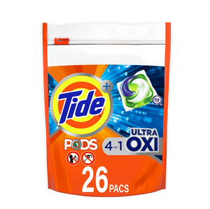 Cápsulas de detergente para ropa Tide Pods con Ultra Oxi HE, paquete de 104 unidades - Product Image 6