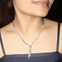 Collar de Diamantes de Corte Brillante Hecho a Mano de Lujo, Cultivado en Laboratorio, Estilo Étnico, Chapado en Rodio, Oro de 14K/18K, Certificado VVS-VS para Mujer