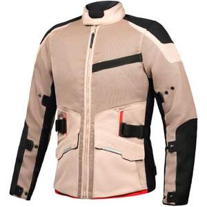 Men's Codura Slim Fit Waterproof & Windproof <b>Motorbike</b> Jacket with <b>Stand</b> Collar - Product Image 1