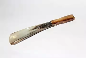 Calzador de Cuerno Natural de Alta Calidad, Hecho a Mano, Ecológico y Cómodo, Cuerno Sólido Natural, Altamente Pulido, Tamaño Personalizable - Product Image 4