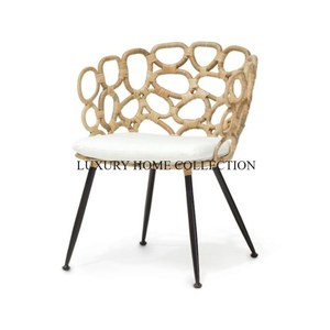 Mesa central clásica de aspecto nuevo de la más alta calidad, mesa de muebles de ratán para el hogar y el sótano, mesa redonda de yute de diseño maravilloso - Product Image 4