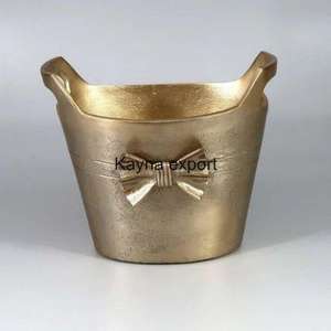 ถังอลูมิเนียมชุบเคลือบสีทองงานหัตถกรรมภายในเคลือบไวน์และตู้แช่เบียร์อุปกรณ์สำหรับเครื่องดื่มเย็นๆ - Product Image 6