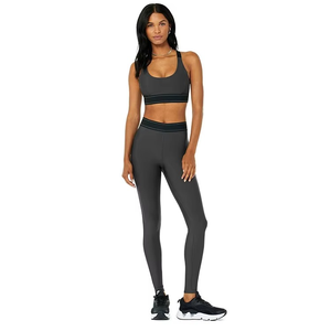 Femmes grande taille sans couture vêtements de sport Gym Fitness ensemble 2 pièces Logo personnalisé Leggings confortables vêtements d'entraînement mode Style taille - Product Image 1