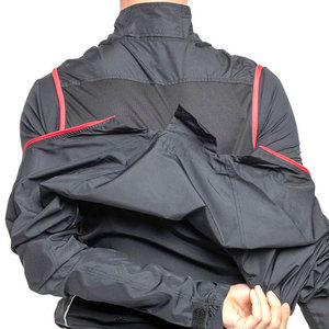 Veste de cyclisme unisexe légère, respirante, imperméable et coupe-vent en Spandex/Polyester pour la course à pied, avec logo et couleur personnalisables - Product Image 4