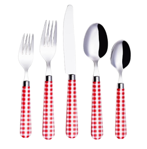 Poignée métallique en acier inoxydable Événements et fêtes Vaisselle Couverts décoratifs pour la restauration Couverts - Product Image 4