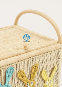 Diseño caliente para chico cesta de mimbre Laundy cesta hecha a mano para niños cesta de mimbre para niños cesta de decoración - Product Image 3