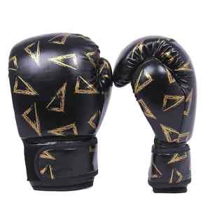 Gants de boxe professionnels en cuir Logo imprimé Cuir de vache sur mesure Accepter des paires confortables personnalisées Adultes - Product Image 3
