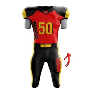 Uniforme de Fútbol Americano Personalizado al por Mayor de Alta Calidad con Impresión Digital, Transpirable, Manga Corta 2026 - Product Image 5