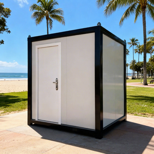Nouvelle unité de salle de bain préfabriquée portable d'extérieur de Chine, cabine de douche et de toilettes <span class=keywords><strong>mobiles</strong></span>, toilettes portables et pratiques - Product Image 1