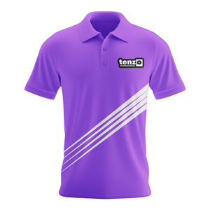 Camiseta polo de sublimación de alta calidad, tela de jersey de poliéster y spandex, manga corta, corte atlético, longitud regular, diseño transpirable W - Product Image 2