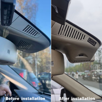 Caméra de tableau de bord 4K UHD dissimulée pour Mercedes Benz ML350 GL450 W166 X166 2012-2016 avec WiFi, application, Plug&Play, vision nocturne, capteur G, double objectif et fonction de stationnement