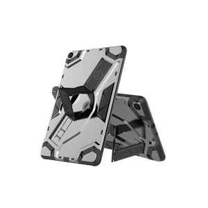 Étui de protection simple en silicone Netzy compatible pour tablette Tab 10.1 (2019) T510 SAFA, coque arrière blanche avec support pour stylet - Product Image 3