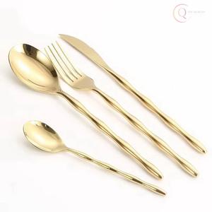 Ensemble de couverts en acier inoxydable de luxe pour la cuisine à domicile |   Vaisselle écologique haut de gamme pour les dîners quotidiens et les fêtes - Product Image 5