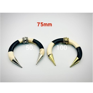 สร้อยข้อมือรูปเขาควาย & กำไลกระดูกทำมือที่ดีที่สุดเครื่องประดับสำหรับผู้ชายและผู้หญิงที่เป็นมิตรกับสิ่งแวดล้อม - Product Image 2