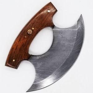 มีดทำครัวด้ามไม้สำหรับเชฟ Ullu ทำด้วยมือมีดทำครัวทำด้วยมือปลอกหนังฟรี - Product Image 6