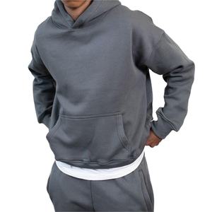 Sweat à capuche numérique en polaire personnalisé de haute qualité pour l'hiver, 400-450 GSM, en coton épais, coupe oversize à épaules tombantes, style streetwear pour hommes et femmes - Product Image 5