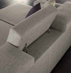 Sofá Cama Convertible de Dos Plazas de Alta Calidad, 100% Hecho en Italia, con Tela Contemporánea de 13/18 cm, Funda Extraíble y Lavable para Sala de Estar - Product Image 3