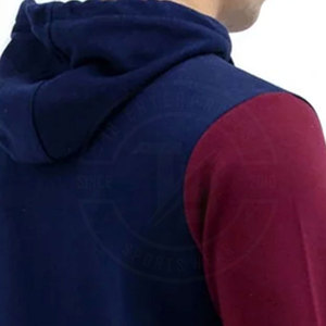 เสื้อสเวตเตอร์มีฮู้ดสำหรับผู้ชายเสื้อสเวตเตอร์มีฮู้ดผ้าฝ้ายสีตัดกันดีไซน์กระเป๋าสีพื้นสำหรับฤดูหนาว100% ของ2024 - Product Image 6