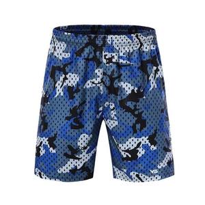 Shorts de jogging pour hommes personnalisés avec logo, mi-longs, respirants, en laine, pour la gym et le fitness, motif léopard tendance, 100 % coton, impression numérique, formel - Product Image 5