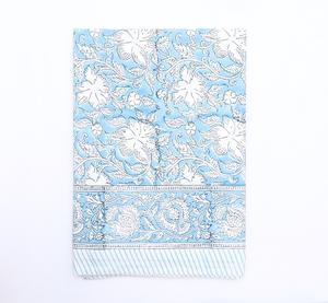 Elegant Handmade Floral Hand Block Printed <b>Table</b> <b>Cloth</b> Organic Cotton Ideal for Weddings Daily Use Eco Friendly Home Decoration - Product Image 1