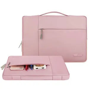 फैशनेबल ergonomic डिजाइन स्लिम गुलाबी हल्के पॉलिएस्टर कस्टम लैपटॉप आस्तीन महिलाओं के लिए